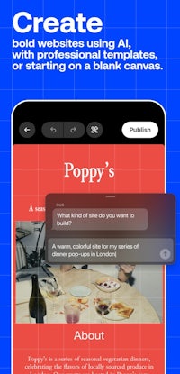 poppy's website builder - screenshot 1